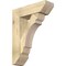 Ekena Millwork Olympic Slat Rough Sawn Bracket w/ Offset Brace, Douglas Fir, 8"W x 26"D x 34"H BKT0806X26X34OLY06RDF - alternate 1